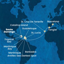 Costa Fascinosa - Dominikán.rep., Nizozemské Antily, Španělsko, Maroko (Santo Domingo)