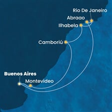 Costa Favolosa - Argentina, Uruguay, Brazílie (Buenos Aires)