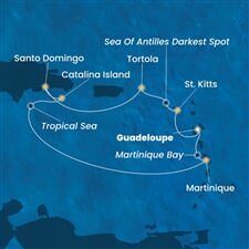 Costa Fascinosa - Nizozemské Antily, Panenské o. (britské), Dominikán.rep. (Pointe-a-Pitre)