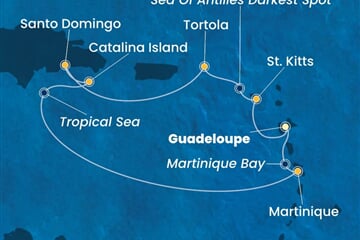 Costa Fascinosa - Nizozemské Antily, Panenské o. (britské), Dominikán.rep. (Pointe-a-Pitre)