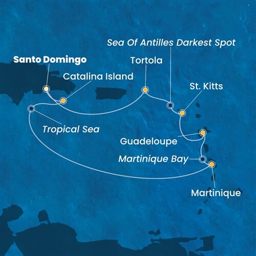 Trasa plavby CFS-SDQ07A1D