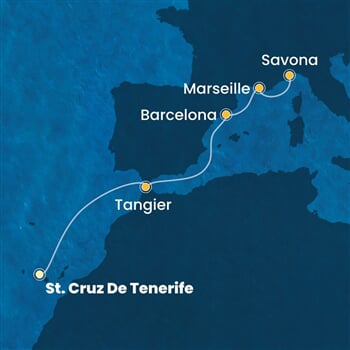 Trasa plavby CFA-TCI06A0I