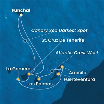 Trasa plavby CFO-FNC07A18