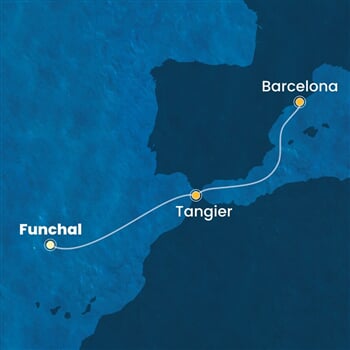 Trasa plavby CPA-FNC04A01