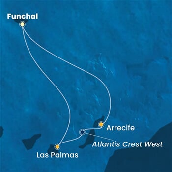 Trasa plavby CPA-FNC05A05