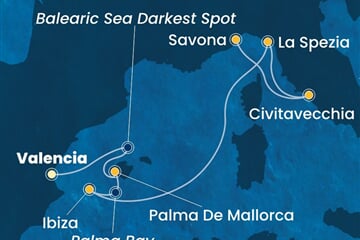 Costa Pacifica - Španělsko, Itálie (Valencie)