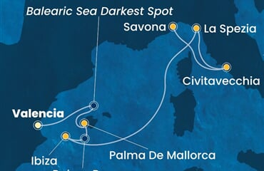 Costa Pacifica - Španělsko, Itálie (Valencie)