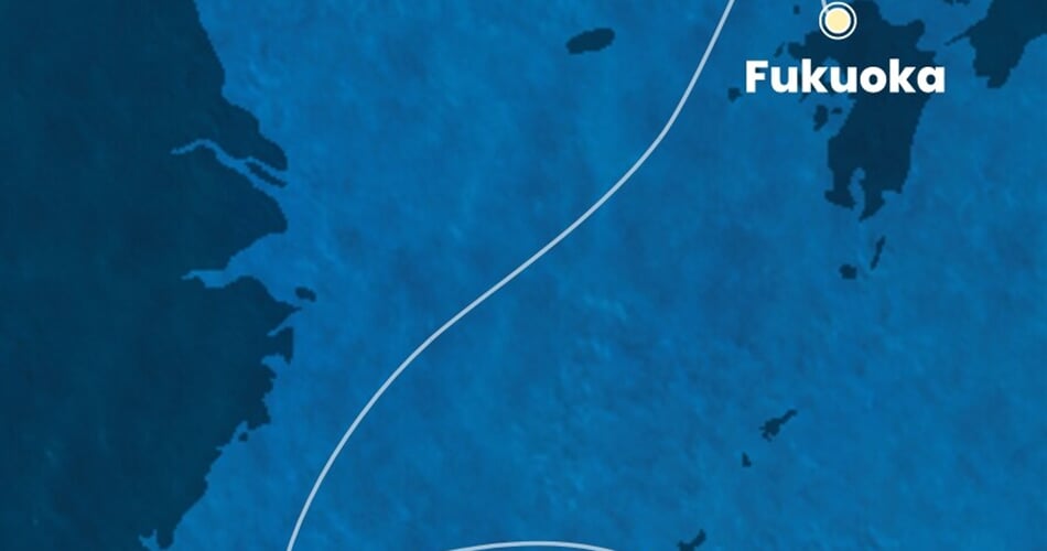 Trasa plavby CSE-FUK05A0C