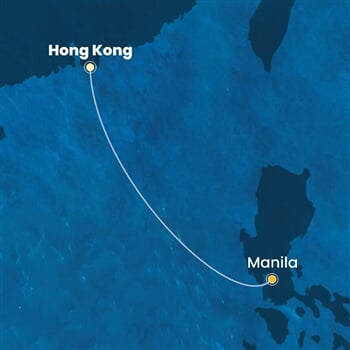 Trasa plavby CSE-HKG02A04