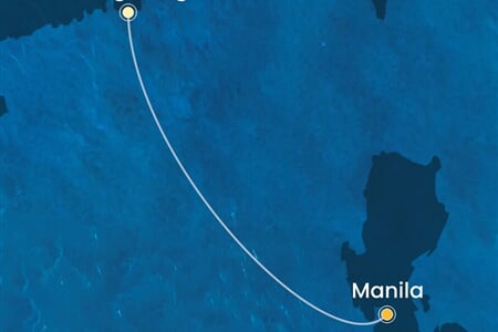 Costa Serena - Čína, Filipíny (z Hongkongu)