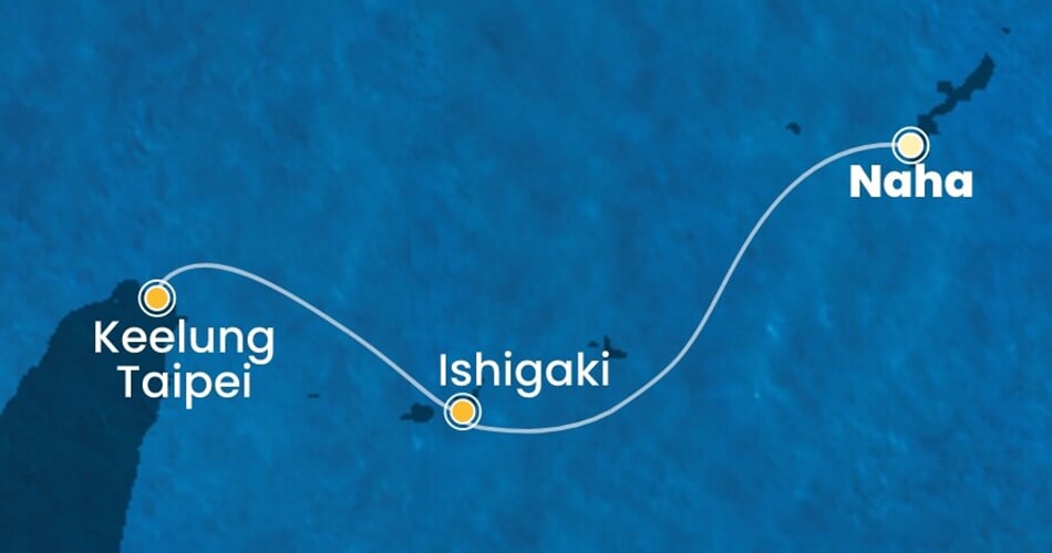 Trasa plavby CSE-OHA02A10