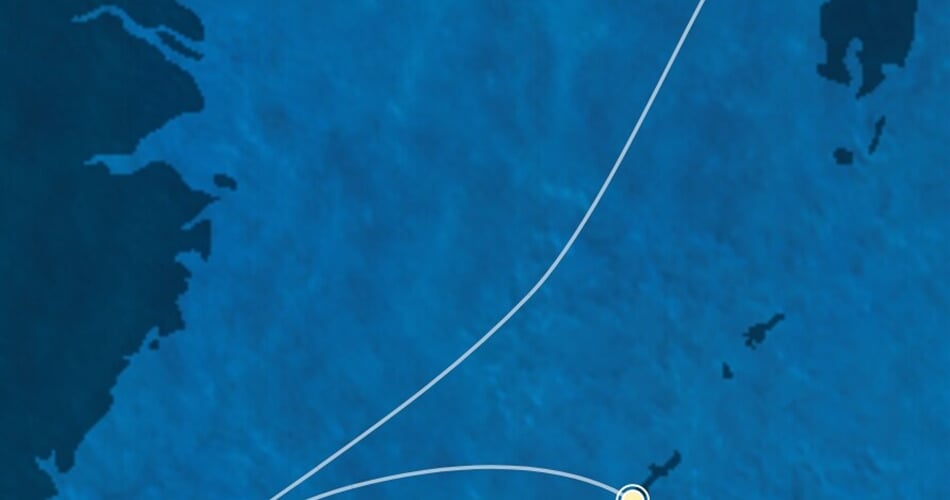 Trasa plavby CSE-OHA03A23