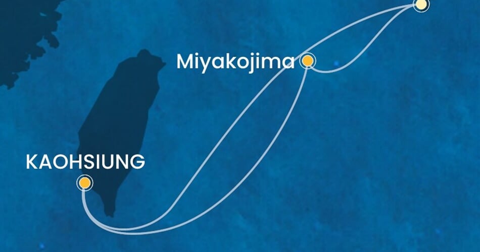 Trasa plavby CSE-OHA04A2L