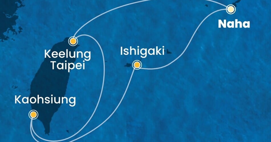 Trasa plavby CSE-OHA05A0B