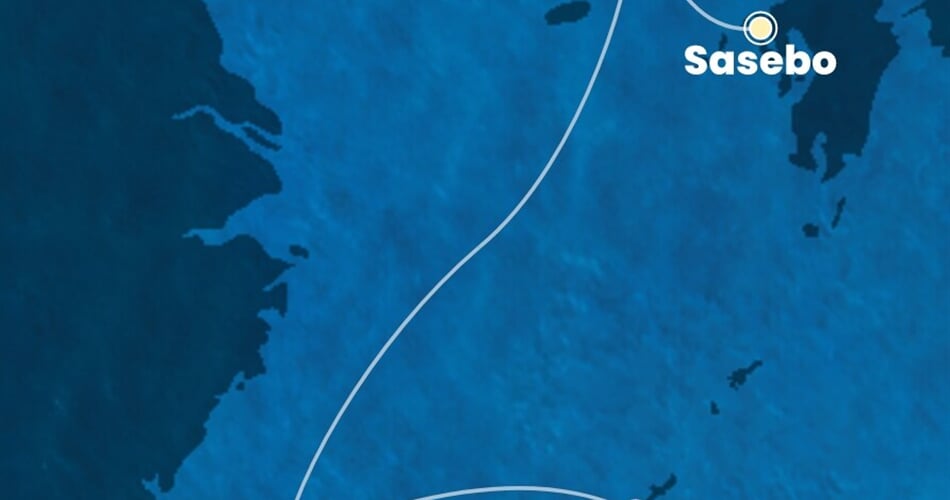 Trasa plavby CSE-SSB04A01