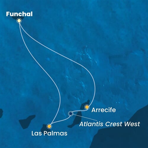 Trasa plavby CPA-FNC05A05