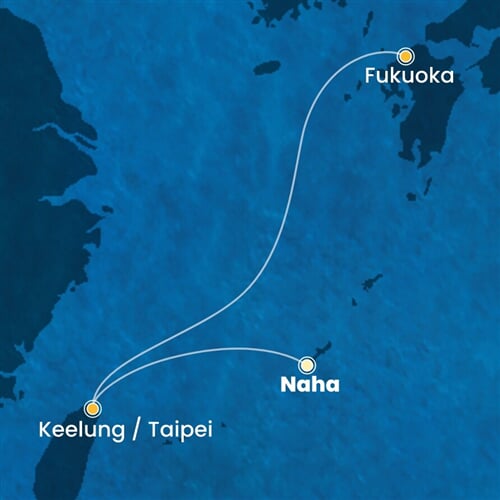 Trasa plavby CSE-OHA03A22