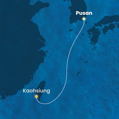 Trasa plavby CSE-PUS03A14