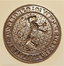 Originál pečetidla v Jílovém, pečetící strana