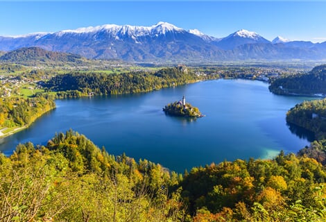 Pohodový týden v Alpách - Slovinsko - Perla Julských Alp - Bled