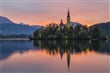 Slovinsko - západ slunce - Bled - shutterstock_406642921