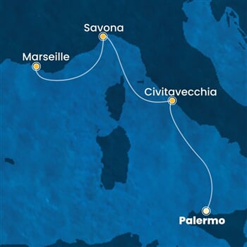 Trasa plavby CSM-PMO03A10