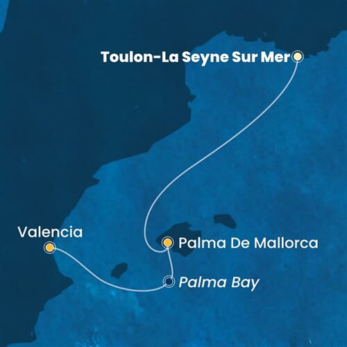 Trasa plavby CPA-YNE02A05