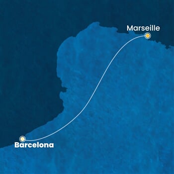 Trasa plavby CFS-BCN01A23