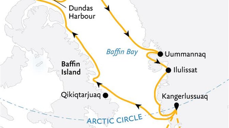 Trasa plavby QE-OEX117811