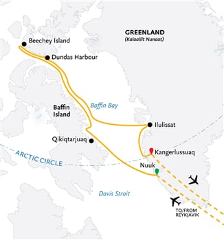 Trasa plavby QE-ULT130192