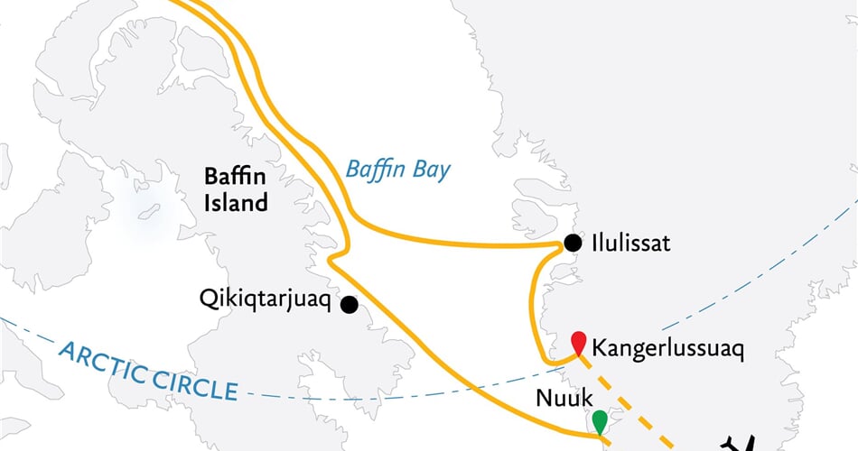 Trasa plavby QE-ULT130192
