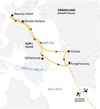 Trasa plavby QE-ULT130193