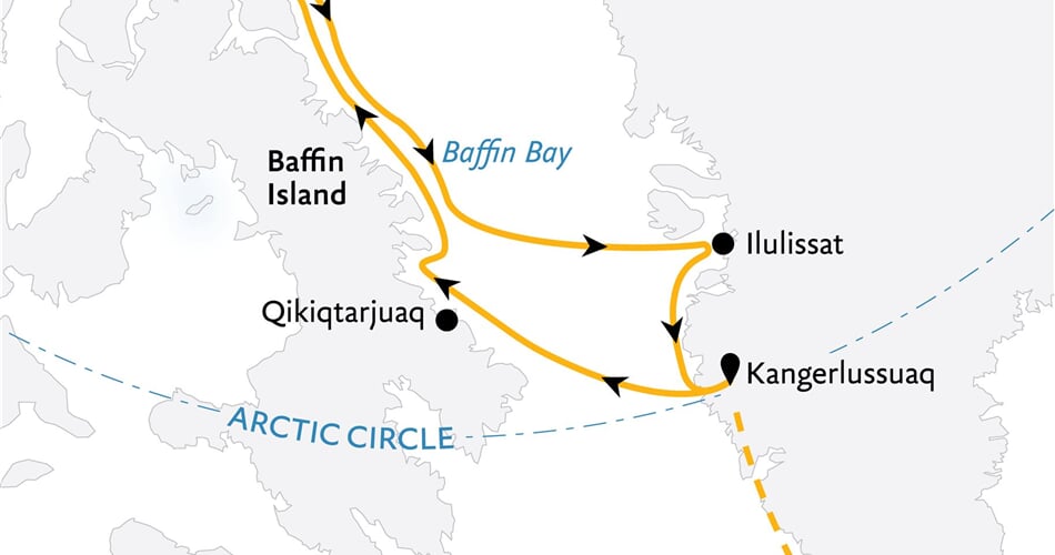 Trasa plavby QE-ULT130193