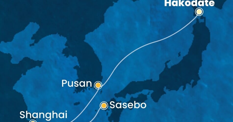 Trasa plavby CSE-HKD06A00