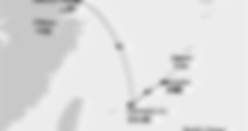 MSC Bellissima - Japonsko, Čína (Naha)