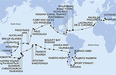 MSC Magnifica - Argentina, Falklandy, Chile, Pitcairn, Franc. Polynésie, ... (Buenos Aires)
