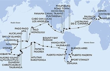 MSC Magnifica - Argentina, Falklandy, Chile, Pitcairn, Franc. Polynésie, ... (Buenos Aires)