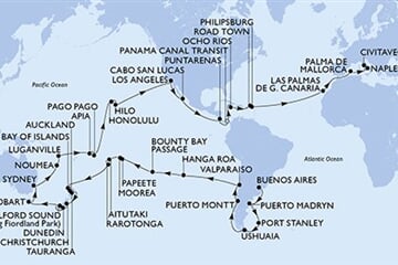 MSC Magnifica - Argentina, Falklandy, Chile, Pitcairn, Franc. Polynésie, ... (Buenos Aires)