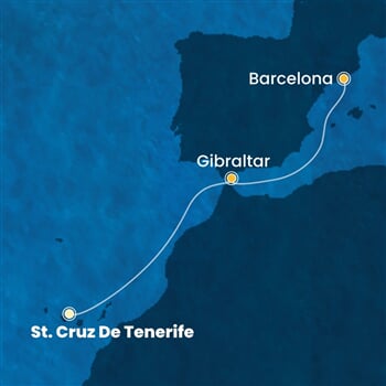 Trasa plavby CSM-TCI04A0O