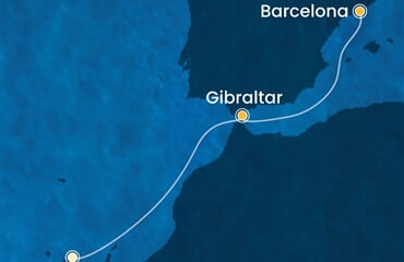 Costa Smeralda - Španělsko, Velká Británie (Santa Cruz de Tenerife)