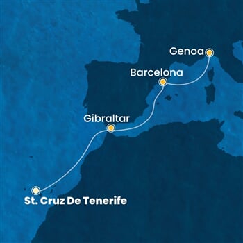 Trasa plavby CSM-TCI05A0G