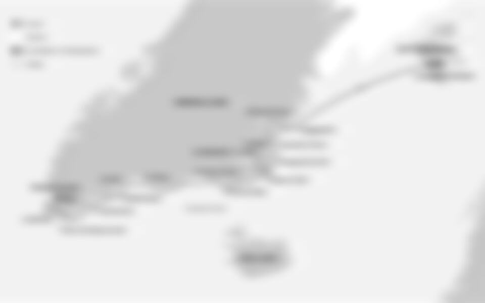 East and South Greenland Explorer, Aurora Borealis, Incl. flight from Narsarsuaq to Copenhagen (m/v Plancius)