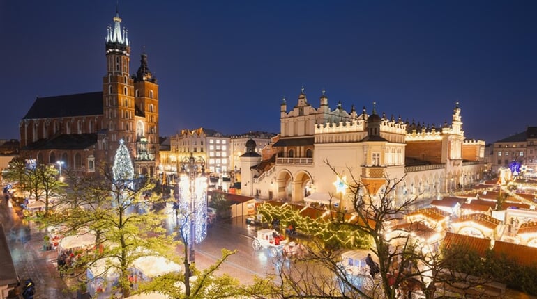 Polsko - adventní Krakov
