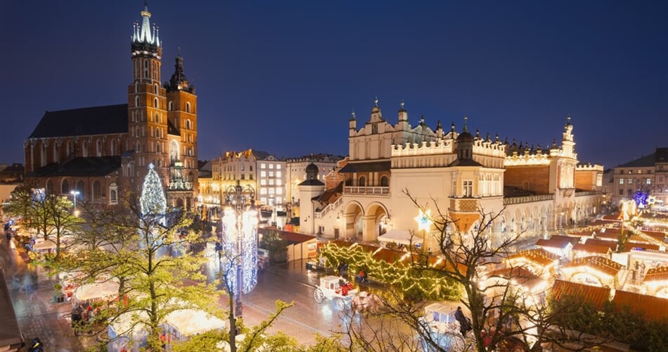 Polsko - adventní Krakov
