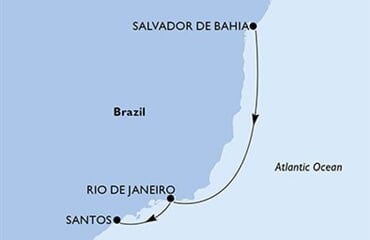 MSC Virtuosa - Brazílie (Salvador de Bahia)