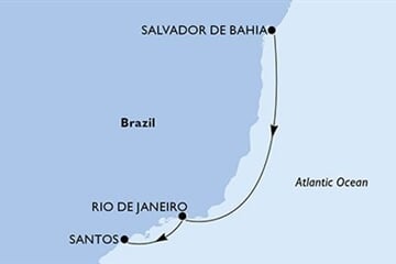 MSC DIVINA - Brazílie (Salvador de Bahia)