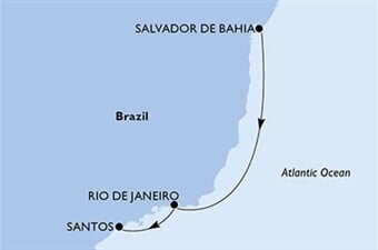 MSC Virtuosa - Brazílie (Salvador de Bahia)