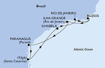 MSC Musica - Brazílie (Itajaí)