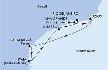 MSC Musica - Brazílie (Itajaí)