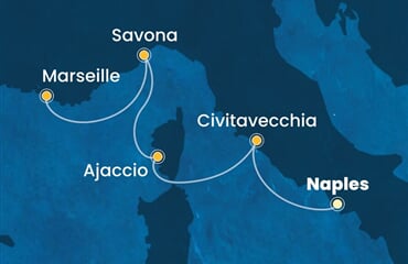 Costa Fascinosa - Itálie, Francie (Neapol)